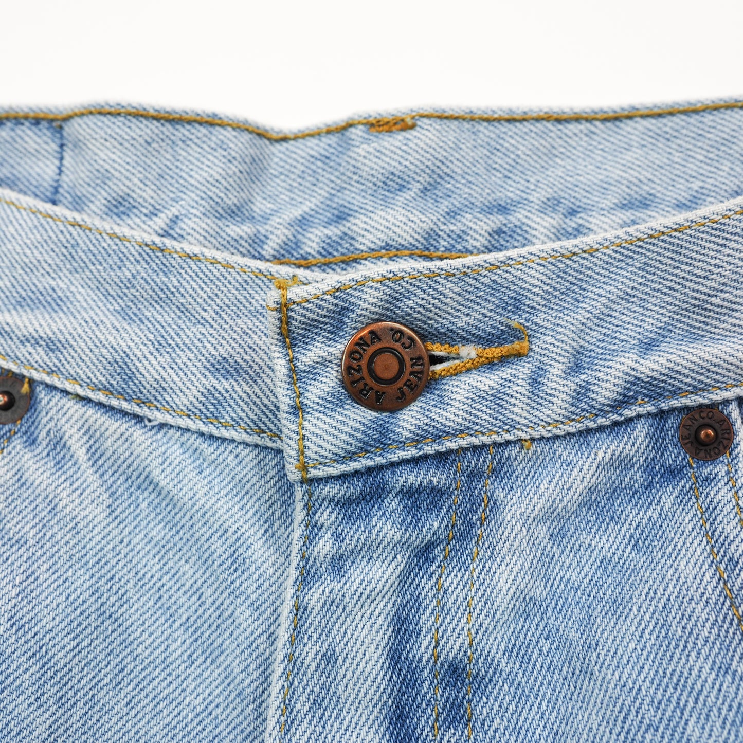 Patchwork Vintage Light Wash Denim Jorts - Women's 6