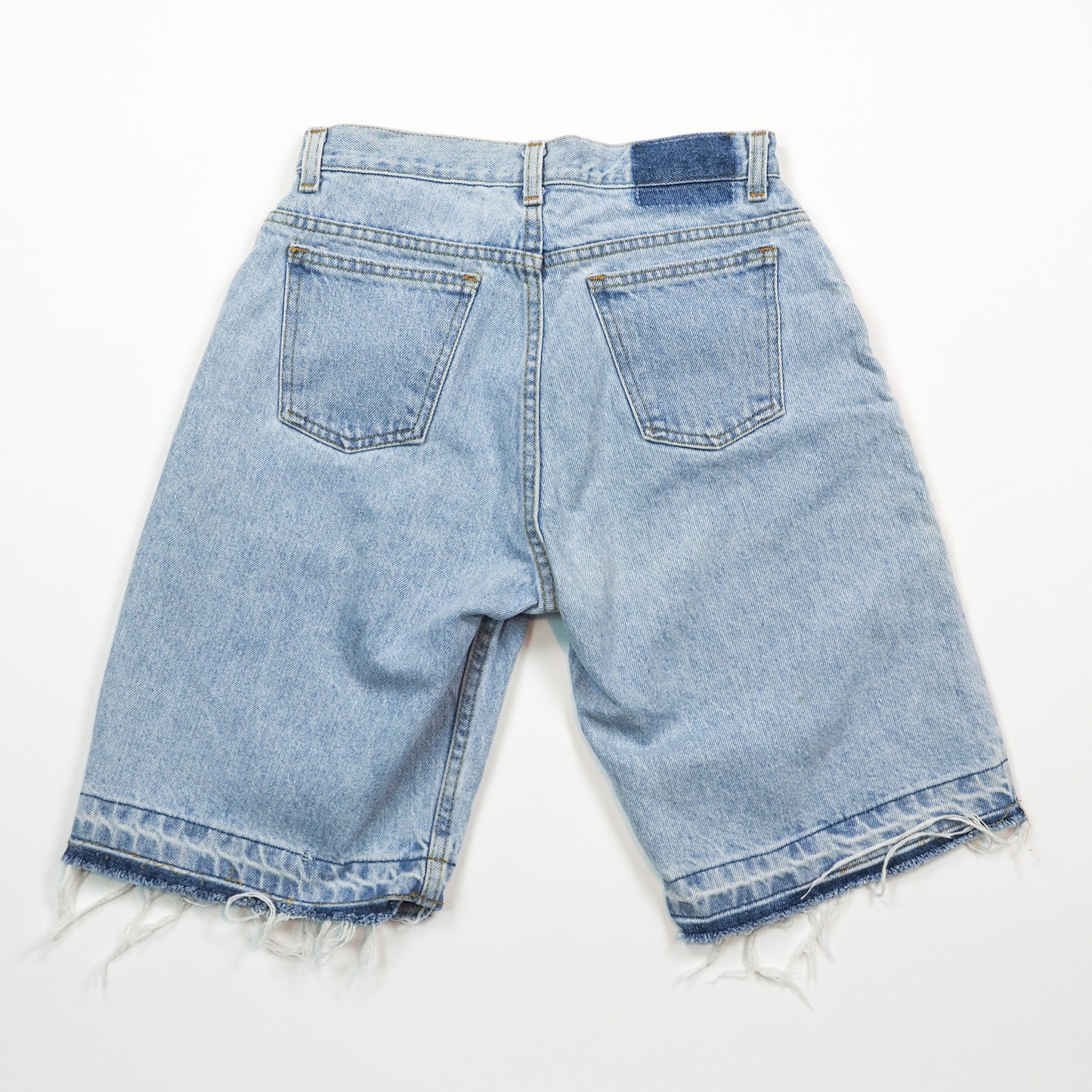 Patchwork Vintage Light Wash Denim Jorts - Women's 6