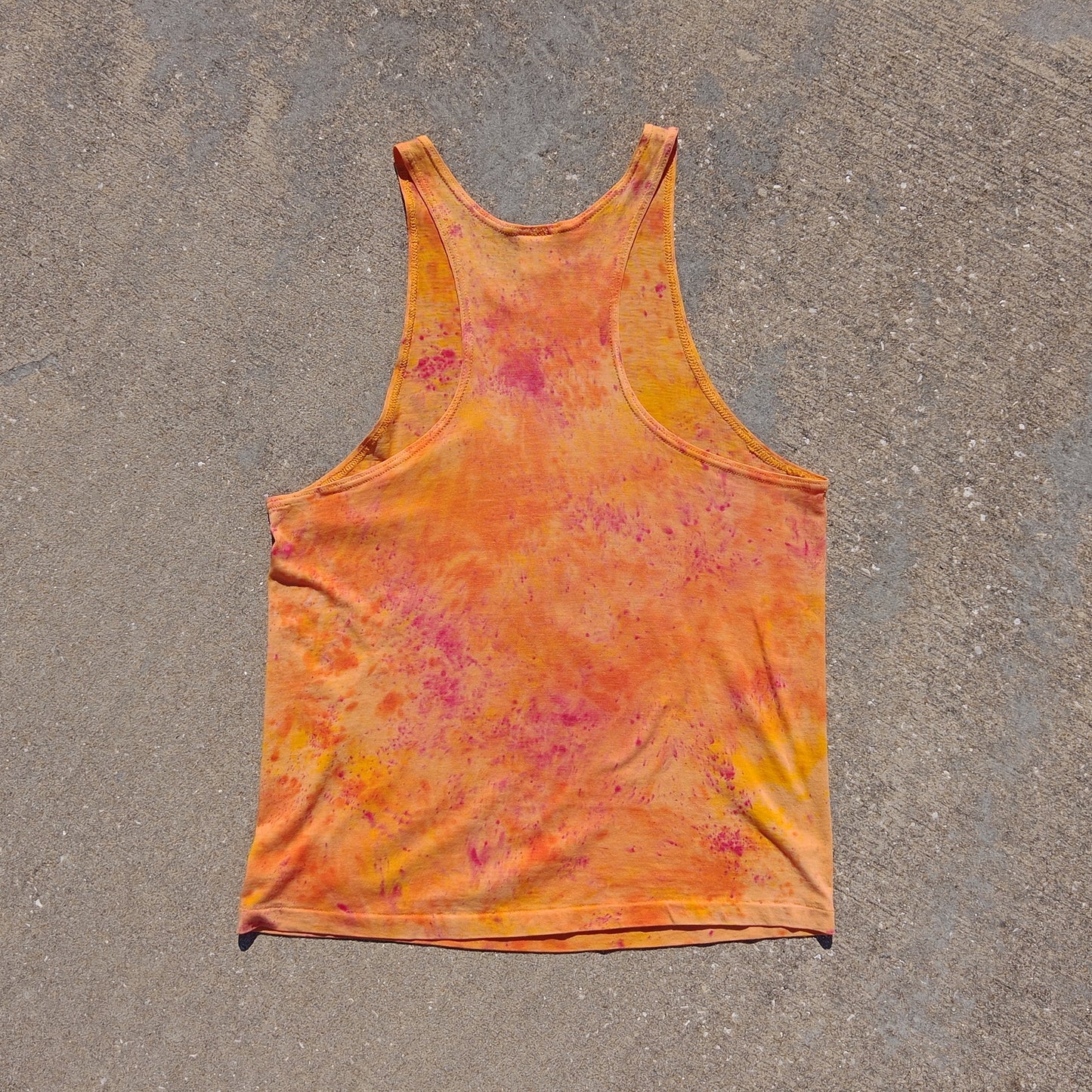 Upcycled Vintage Hand Dyed Nike Tank Top - Men's Medium