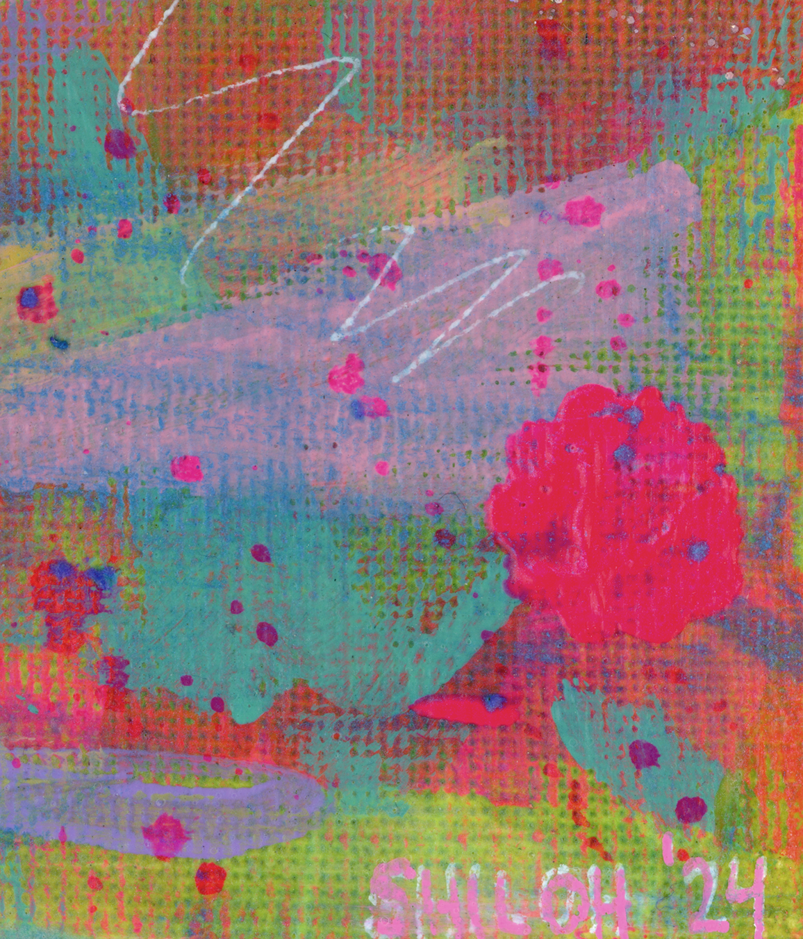 "The Chaos in My Breath" — Original Painting