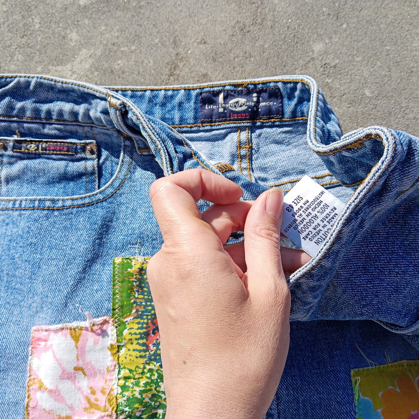 Upcycled Vintage 90s l.e.i. Denim Mini Skirt - Women's 12