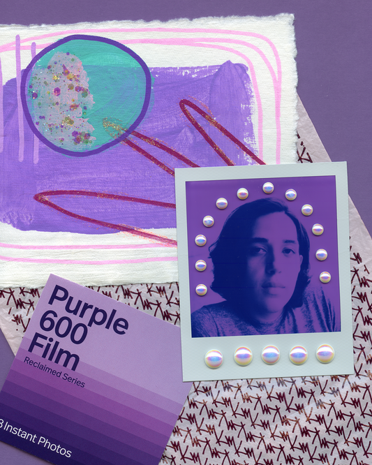 David on Reclaimed Purple