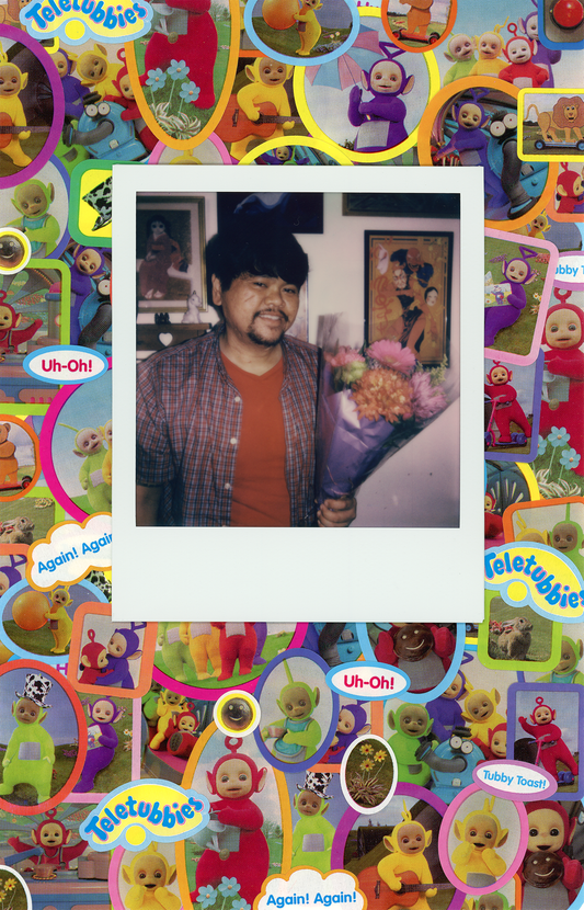 Polaroid Photos with Sticker Bombs