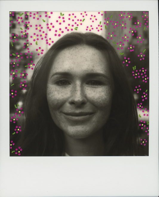 Black & White Polaroids from Jacksonville Art Walk April 2026