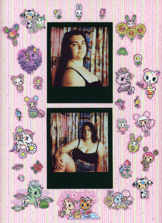 Mikayla on Polaroid Black Frames