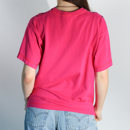 Block Printed Butterfly Vintage T-shirt - Women's Small