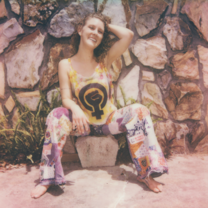 Patchwork Vintage 70s Flare Bell Bottom Jeans - Men's 28"