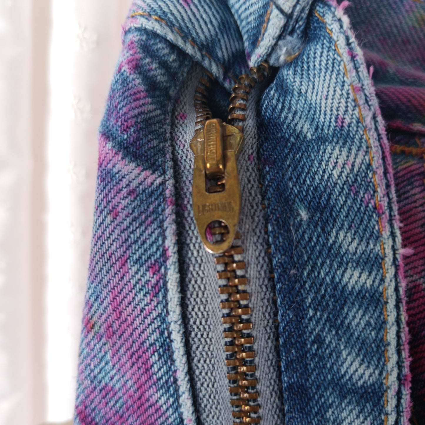 Patchwork Vintage 70s Flare Bell Bottom Jeans - Men's 28"