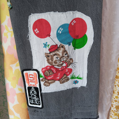 Patchwork Vintage Levi's 501 Straight Leg Jeans - Men's 31"