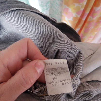 Patchwork Vintage Levi's 501 Straight Leg Jeans - Men's 31"