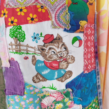 Patchwork Vintage 70s Flare Bell Bottom Jeans - Men's 28"