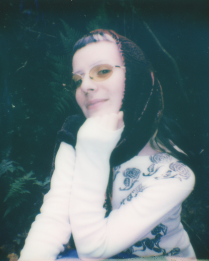 Block Printed Floral Vintage Thermal Top - Men's Medium