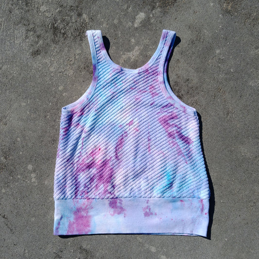 Upcycled Vintage Fredrick's of Hollywood Terry Cloth Tank Top - Women's Small