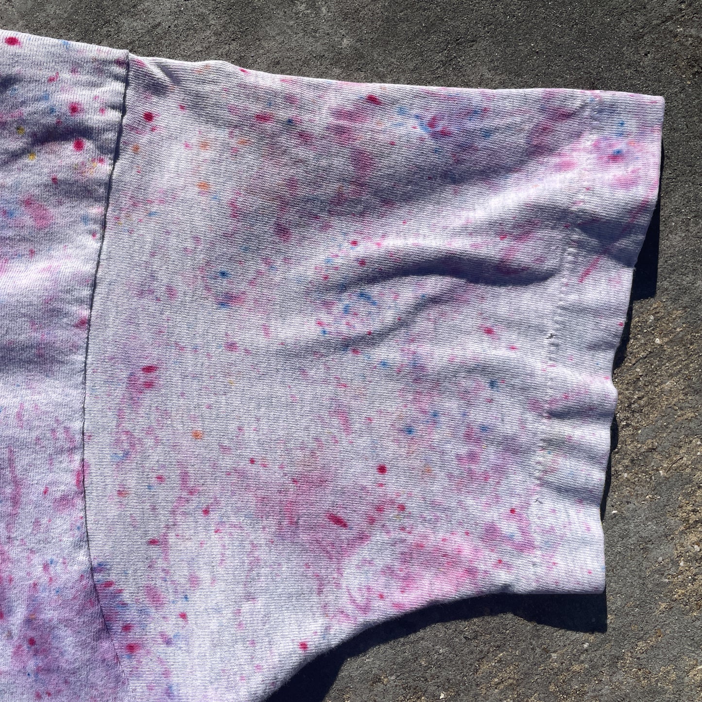 Upcycled Vintage Psychedelic Purple T-Shirt - Men's Extra Large