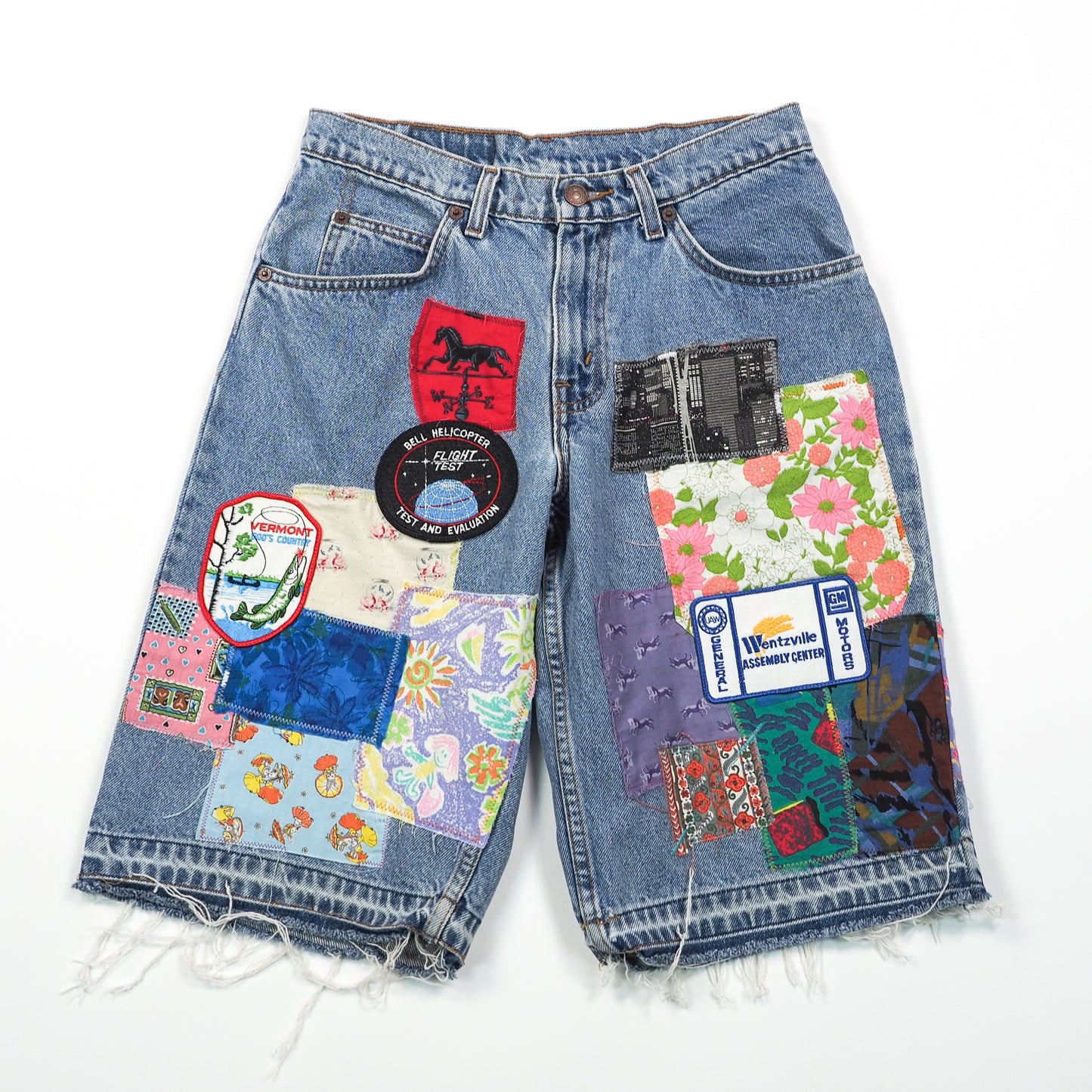 Patchwork Vintage Levi's 562 Denim Jorts - Men's 28"