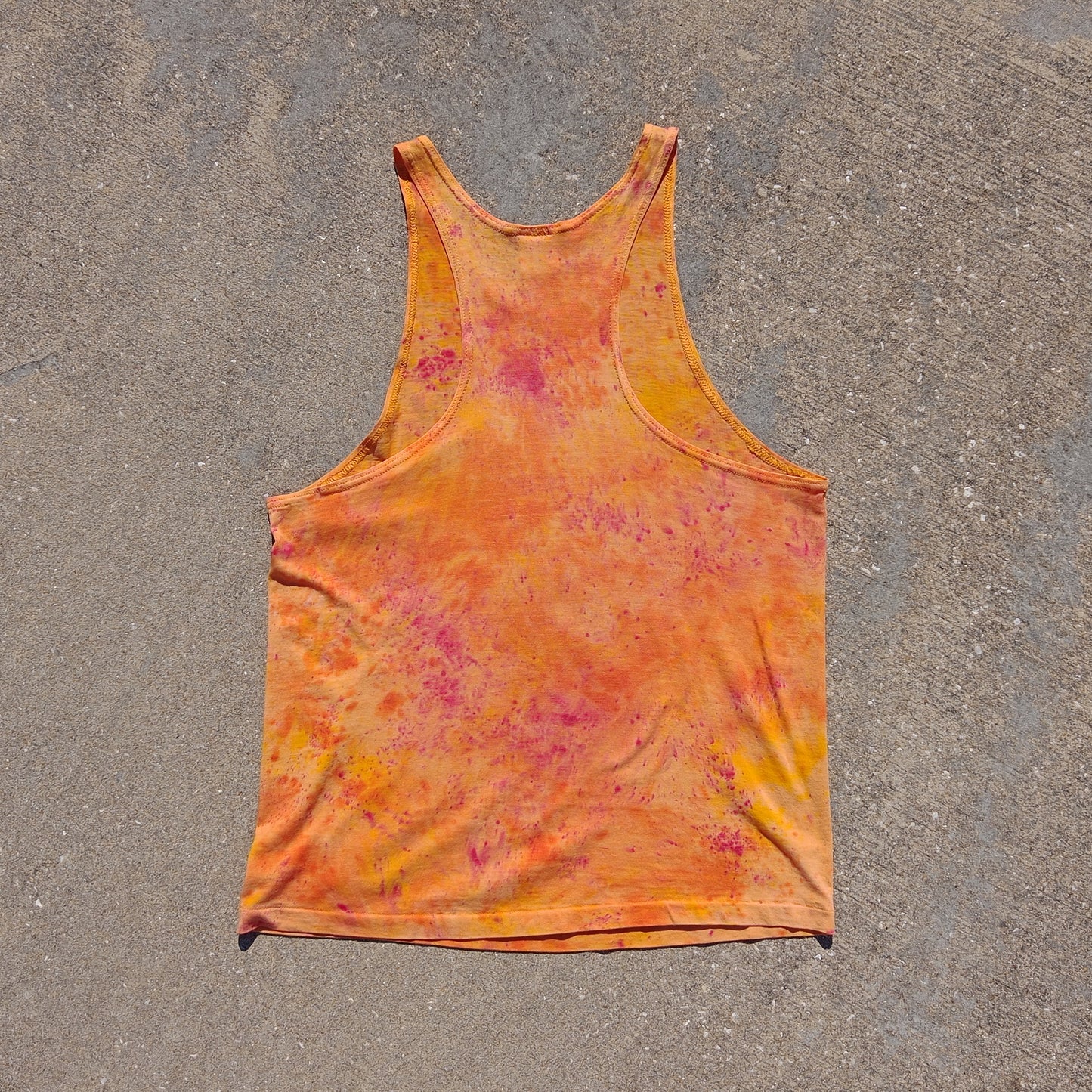 Upcycled Vintage Hand Dyed Nike Tank Top - Men's Medium