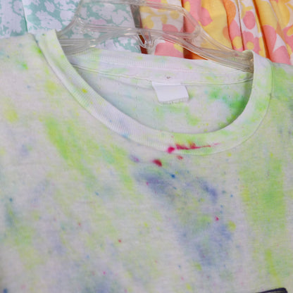 Upcycled Vintage Block Printed T-shirt - Men's Medium