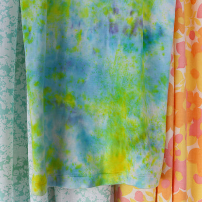 Upcycled Vintage Block Printed Tank Top - Men's Extra Small