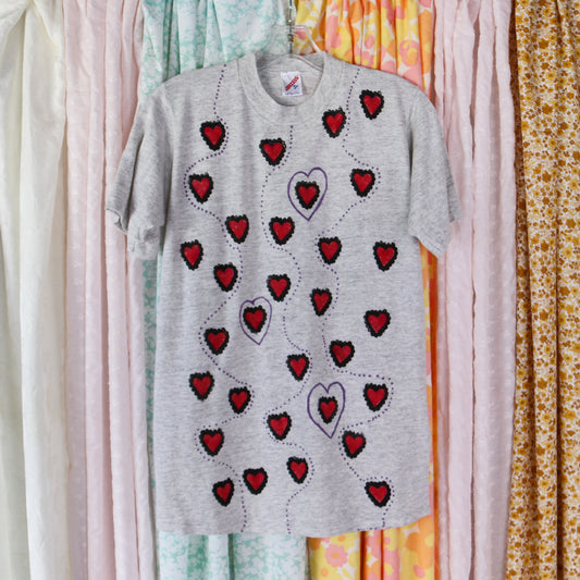 Block Printed Vintage T-shirt - Men's Medium