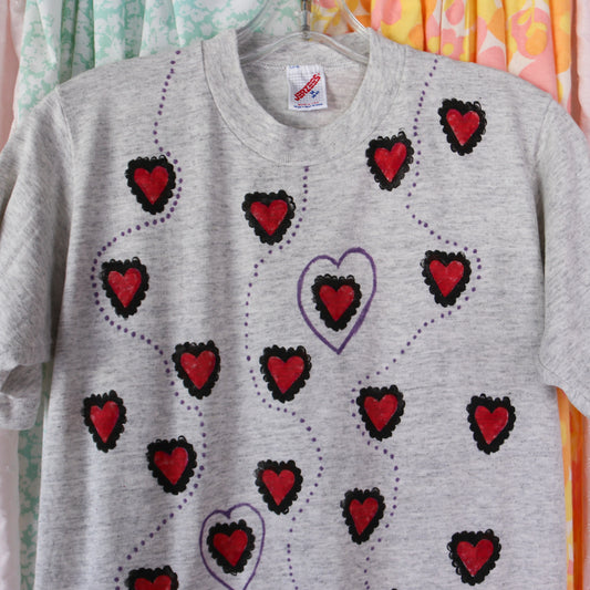 Block Printed Vintage T-shirt - Men's Medium