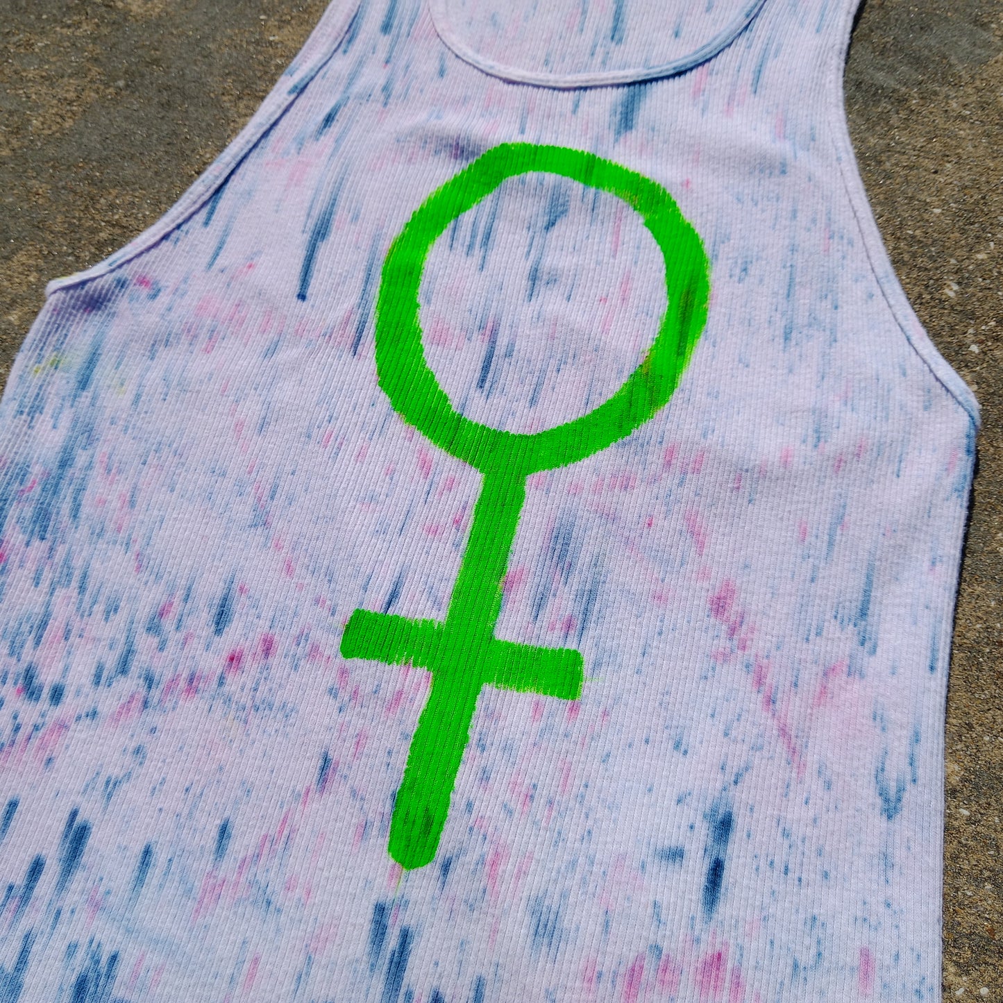 Upcycled Vintage VENUS Feminist Tank Dress - Women's One Size